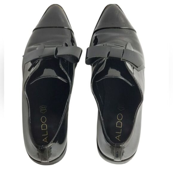  Gazoldo Patent Loafer With Bow - Picture 2 of 7